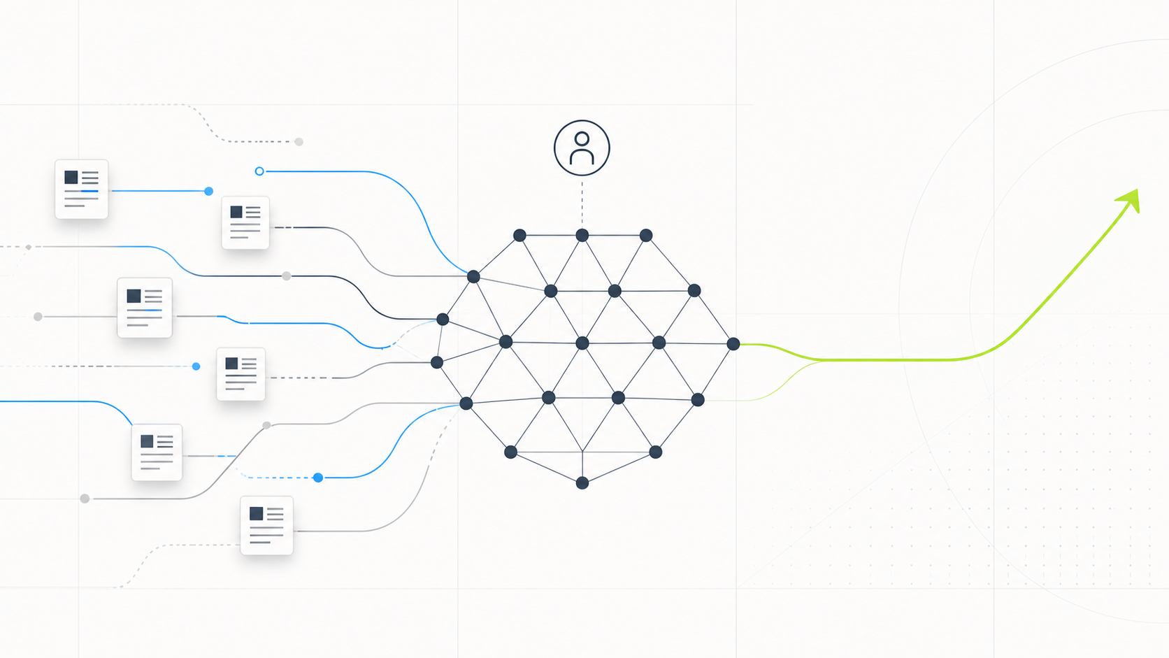 Fragmented S/4HANA transformation workstreams converging into a human-governed agentic mesh and emerging as a clear forward path.